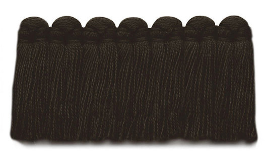 Belagio Brush Fringe Trim, 2 Wide, Softer Collection, 3 Yards, Black