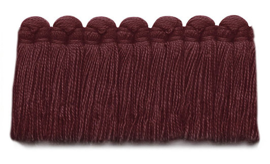 1.5 in. café brush fringe / 5003-30 / cabernet