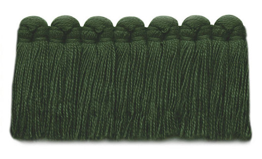 1.5 in. café brush fringe / 5003-25 / evergreen