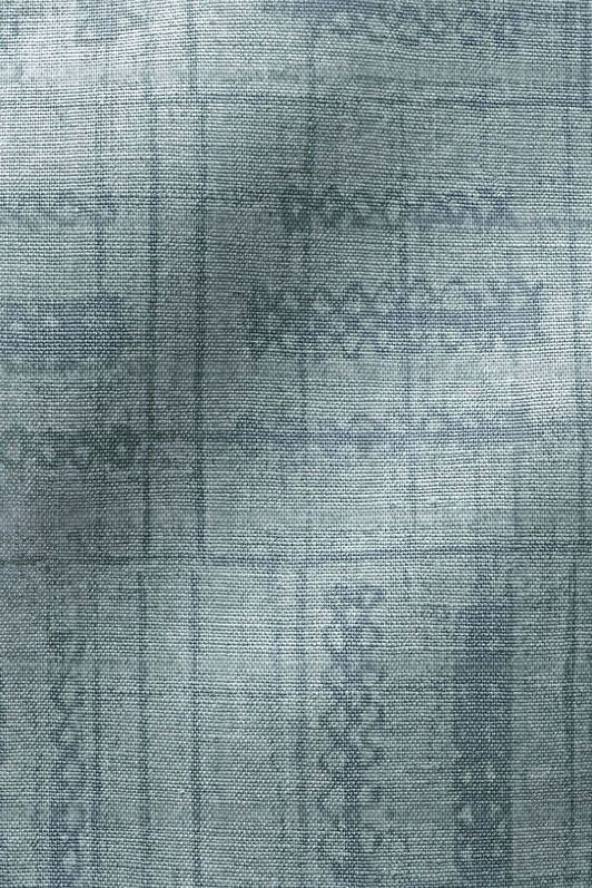 kintu plaid / 1050-04 / mediterranean