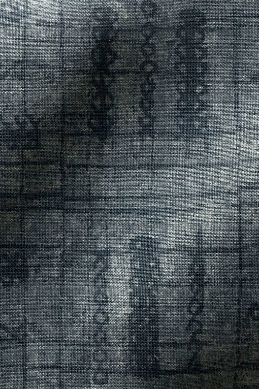 kintu plaid / 1050-06 / indigo