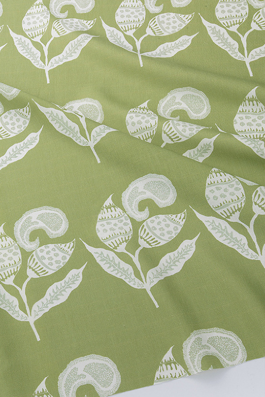 paisley sprigs/1063-03/chartreuse jardin